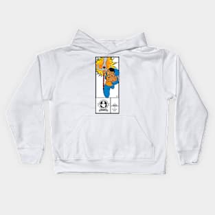 Leaping Kwame Corner Box Tee Kids Hoodie